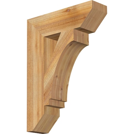 Ekena Millwork Imperial Slat Rough Sawn Bracket, Western Red Cedar, 6"W x 22"D x 30"H BKT06X22X30IMP06RWR